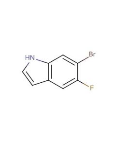 Astatech 6-BROMO-5-FLUORO-1H-INDOLE, 95.00% Purity, 5G